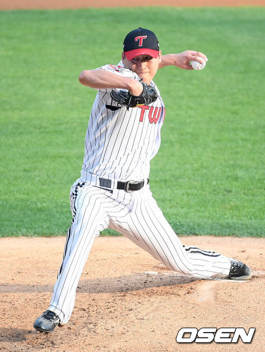 LG 투수 차우찬.