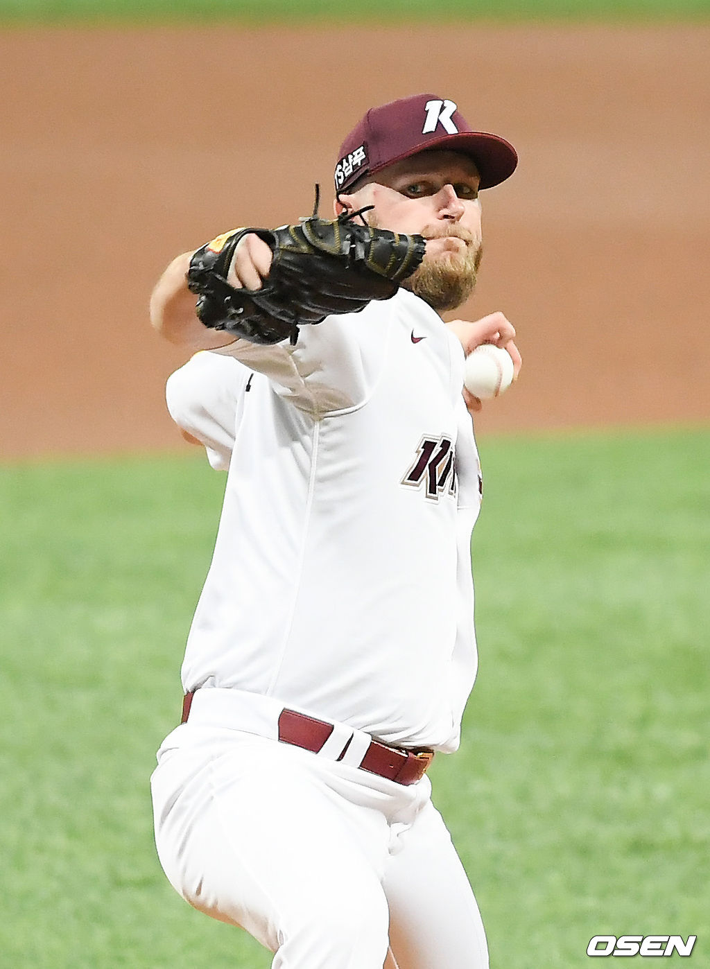 키움 선발투수 요키시가 역투하고 있다.  / soul1014@osen.co.kr