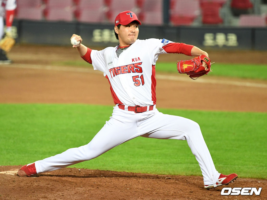 KIA 투수 전상현이 힘차게 공을 뿌리고 있다. / dreamer@osen.co.kr