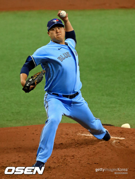 [사진] 토론토 류현진. ⓒGettyimages(무단전재 및 재배포 금지)