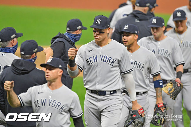 [사진] 뉴욕 양키스 선수단. ⓒGettyimages(무단전재 및 재배포 금지)