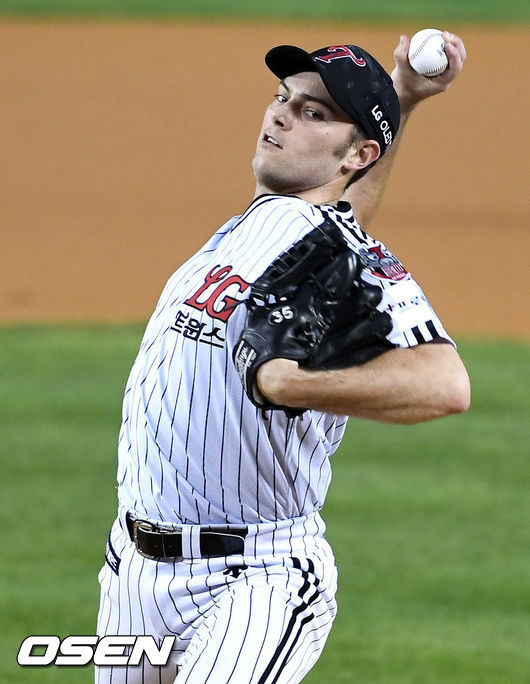 LG 외국인 투수 윌슨.