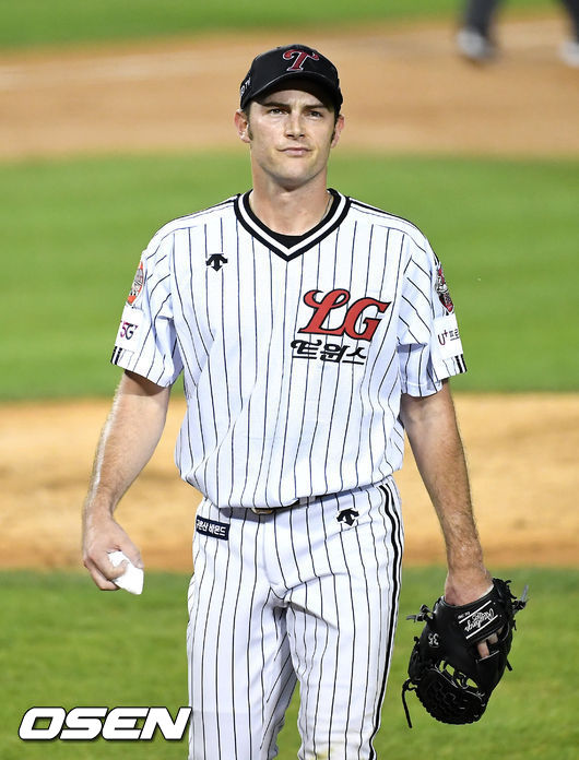 LG 외국인 투수 윌슨.