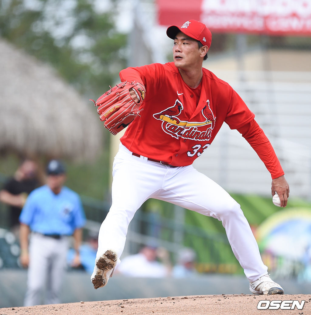세인트루이스 선발 김광현이 역투하고 있다/ soul1014@osen.co.kr