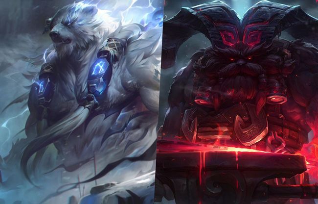 볼리베어(왼쪽)와 오른. /라이엇 게임즈 제공.