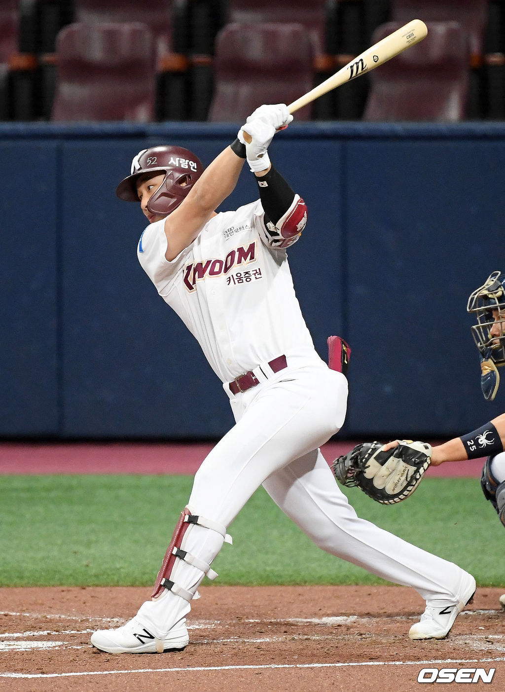 2회말 2사 주자 1,3루 키움 김하성이 우익수 앞 1타점 적시타를 날리고 있다./rumi@osen.co.kr