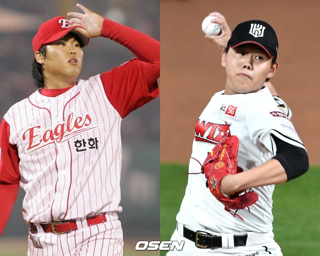 [사진] 신인 시절 류현진(좌)-소형준(우)/ OSEN DB