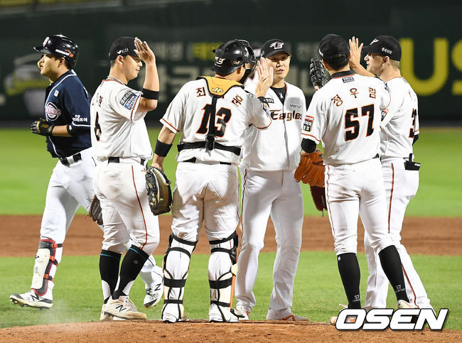 한화 선수단.