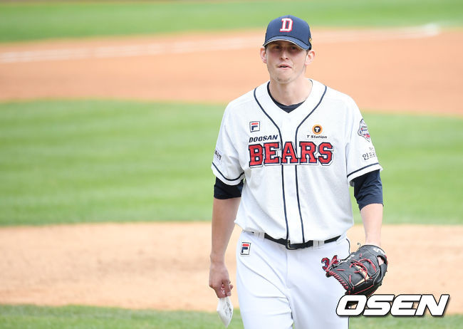 두산 외국인 투수 플렉센.