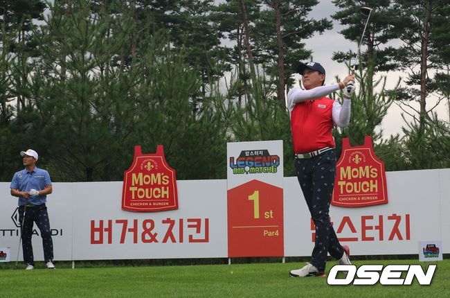 '맘스터치 레전드 빅매치 시즌6'에 참가한 유상철.