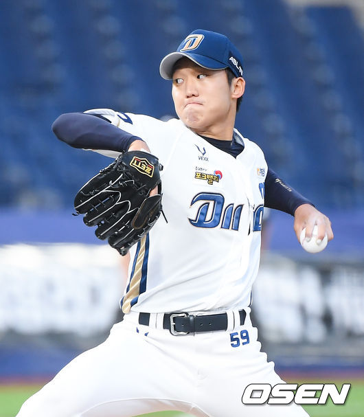 19일 오후 창원 마산회원구 창원NC파크에서 KBO리그 NC 다이노스와 한화 이글스의 경기가 진행됐다.3회초 NC 선발투수 구창모가 역투하고 있다.. / soul1014@osen.co.kr