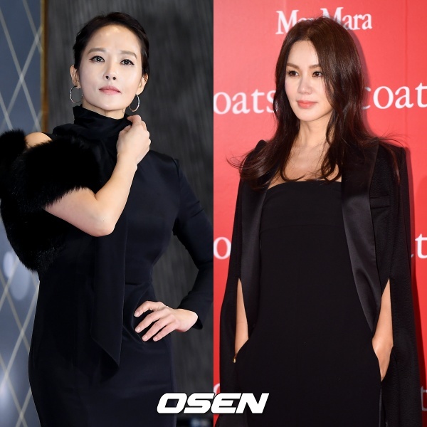 [사진=OSEN DB] 배우 김선아(왼쪽부터), 엄정화가 'W: 죽지 않는 여자들의 도시' 출연을 논의 중이다.