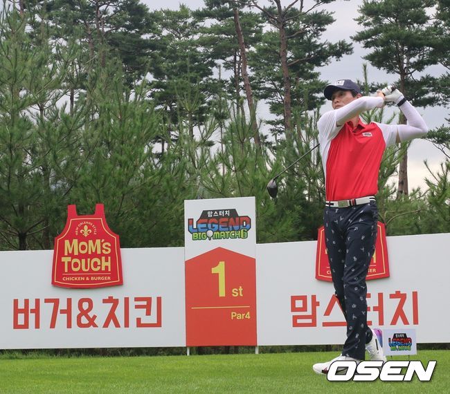 '맘스터치 레전드 빅매치 시즌6'에 참가한 최진철. 