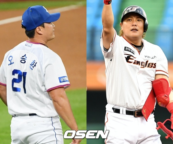 [사진] 삼성 오승환(좌)-한화 김태균(우) / OSEN DB