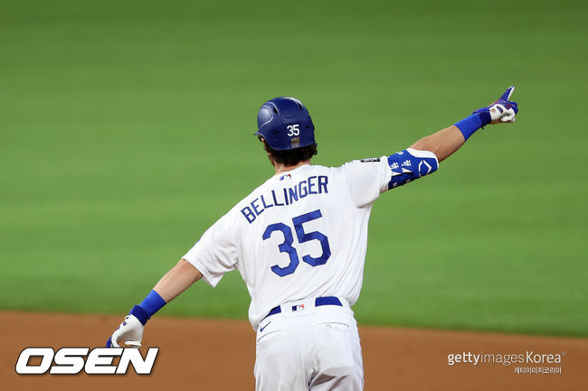 [사진] LA 다저스 코디 벨린저. ⓒGettyimages(무단전재 및 재배포 금지)