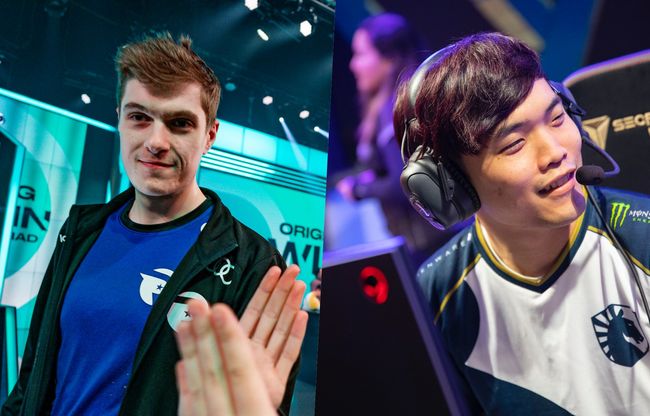 '알파리' 바니 모리스(왼쪽)와 '임팩트' 정언영. /라이엇 게임즈 플리커.