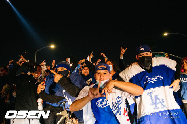 [사진] LA 다저스 팬. ⓒGettyimages(무단전재 및 재배포 금지)