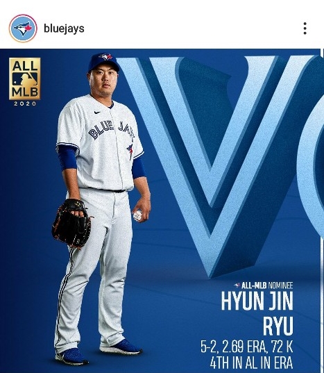 [사진] 토론토 블루제이스 공식 SNS 제공 