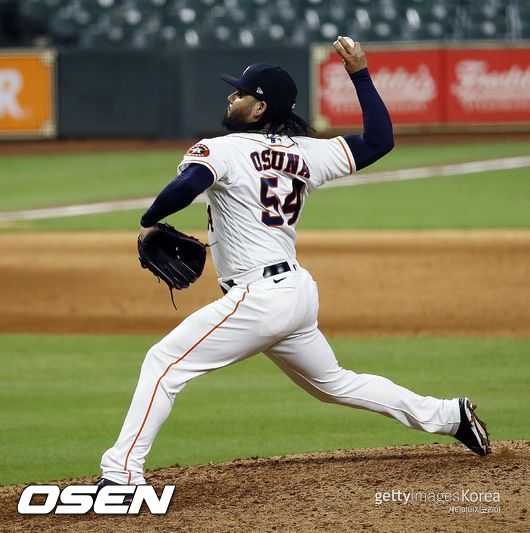 [사진] 휴스턴 로베르토 오수나. ⓒGettyimages(무단전재 및 재배포 금지)