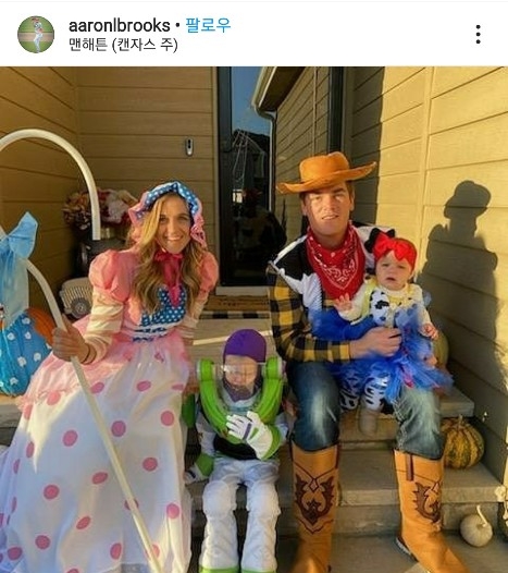 [사진] 애런 브룩스 인스타그램 캡처