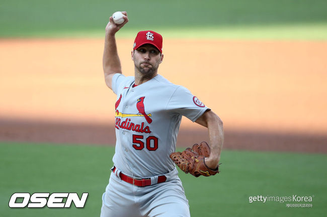 [사진] 아담 웨인라이트. ⓒGettyimages(무단전재 및 재배포 금지)