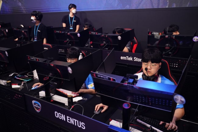 'PCS 3' 아시아 한국대표 선발전에서 1위를 차지한 OGN 엔투스. /펍지주식회사 제공.