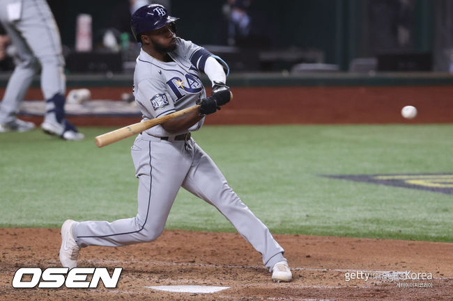 [사진] 탬파베이 아로자레나. ⓒGettyimages(무단전재 및 재배포 금지)