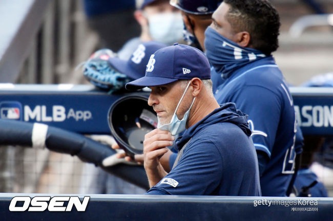 [사진] 탬파베이 캐빈 캐시 감독. ⓒGettyimages(무단전재 및 재배포 금지)