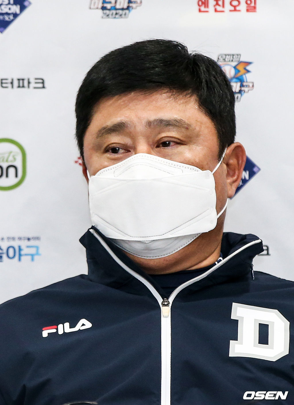 두산 김태형 감독이 인터뷰를 갖고 있다./sunday@osen.co.kr