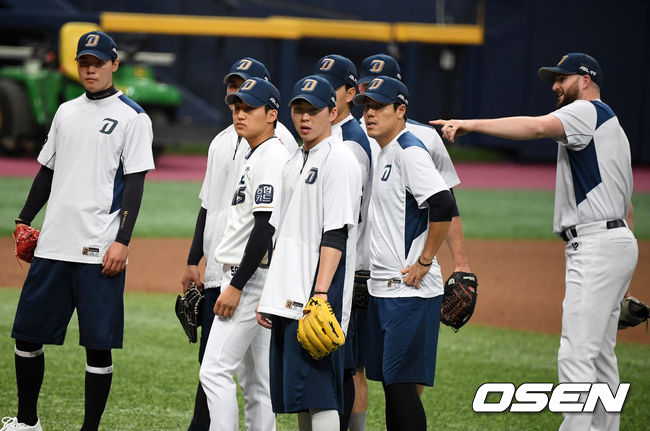 NC 투수들이 훈련을 하고 있다./jpnews@osen.co.kr