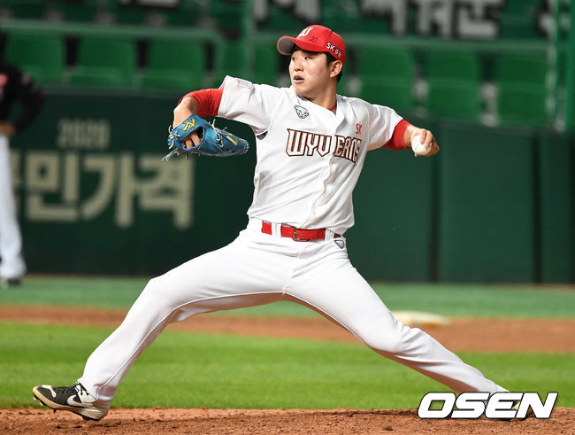 SK 투수 김정빈.