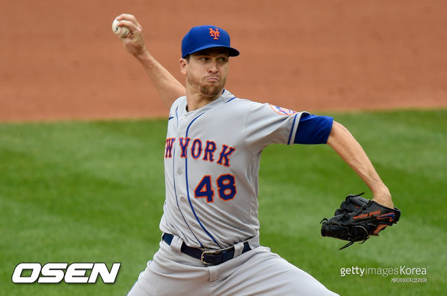 [사진] 뉴욕 메츠 제이콥 디그롬. ⓒGettyimages(무단전재 및 재배포 금지)