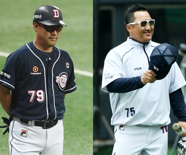 [사진] 김민재 코치(좌)-조인성 코치(우) / OSEN DB