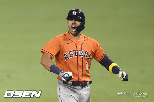 [사진] 휴스턴 애스트로스 카를로스 코레아. ⓒGettyimages(무단전재 및 재배포 금지)
