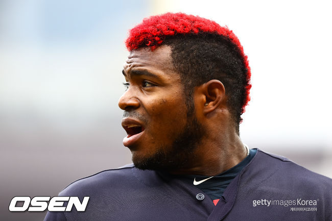 [사진] 야시엘 푸이그. ⓒGettyimages(무단전재 및 재배포 금지)