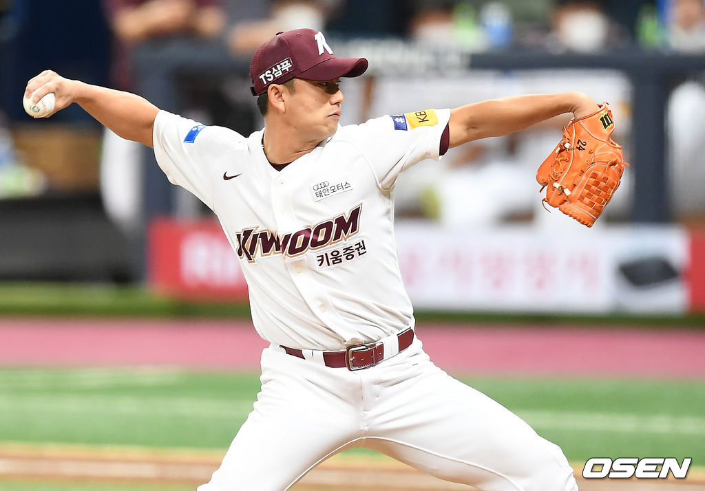 키움 김상수가 역투하고 있다. /youngrae@osen.co.kr 