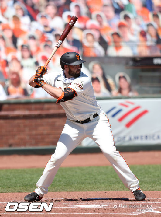 [사진] 샌프란시스코 자이언츠 다린 러프. ⓒGettyimages(무단전재 및 재배포 금지)