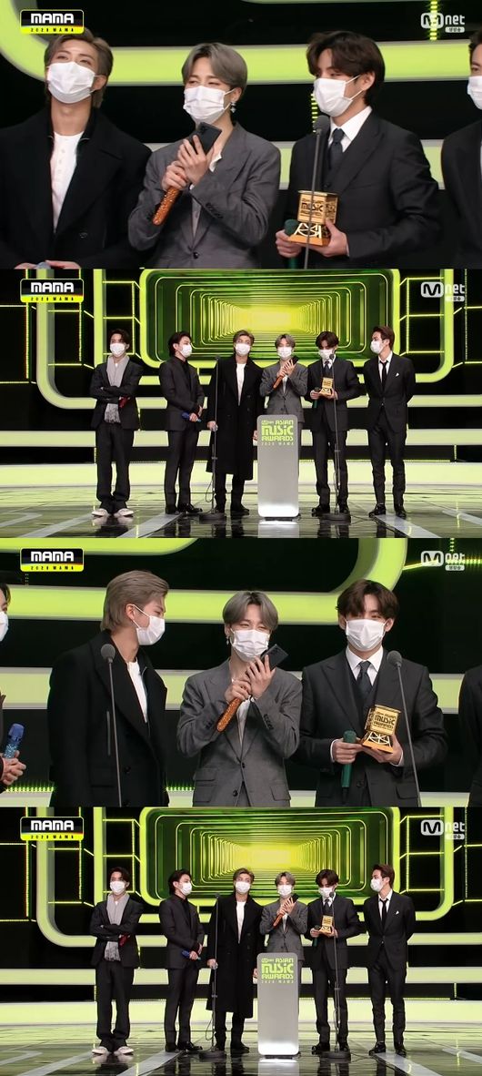 '2020 MAMA' 방송화면