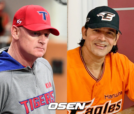 [사진] KIA 윌리엄스-한화 수베로 감독 /OSEN DB, 한화 이글스