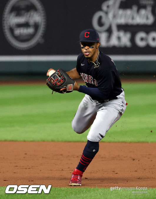 [사진] 클리블랜드 인디언스 프란시스코 린도어. ⓒGettyimages(무단전재 및 재배포 금지)