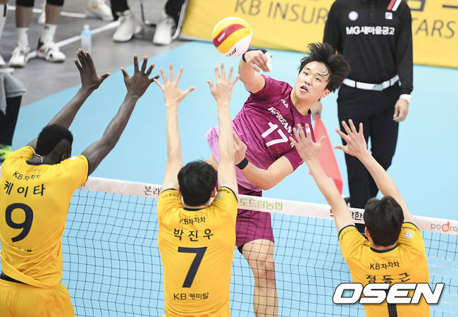 2세트 대한항공 임동혁이 강타를 날리고 있다. / soul1014@osen.co.kr