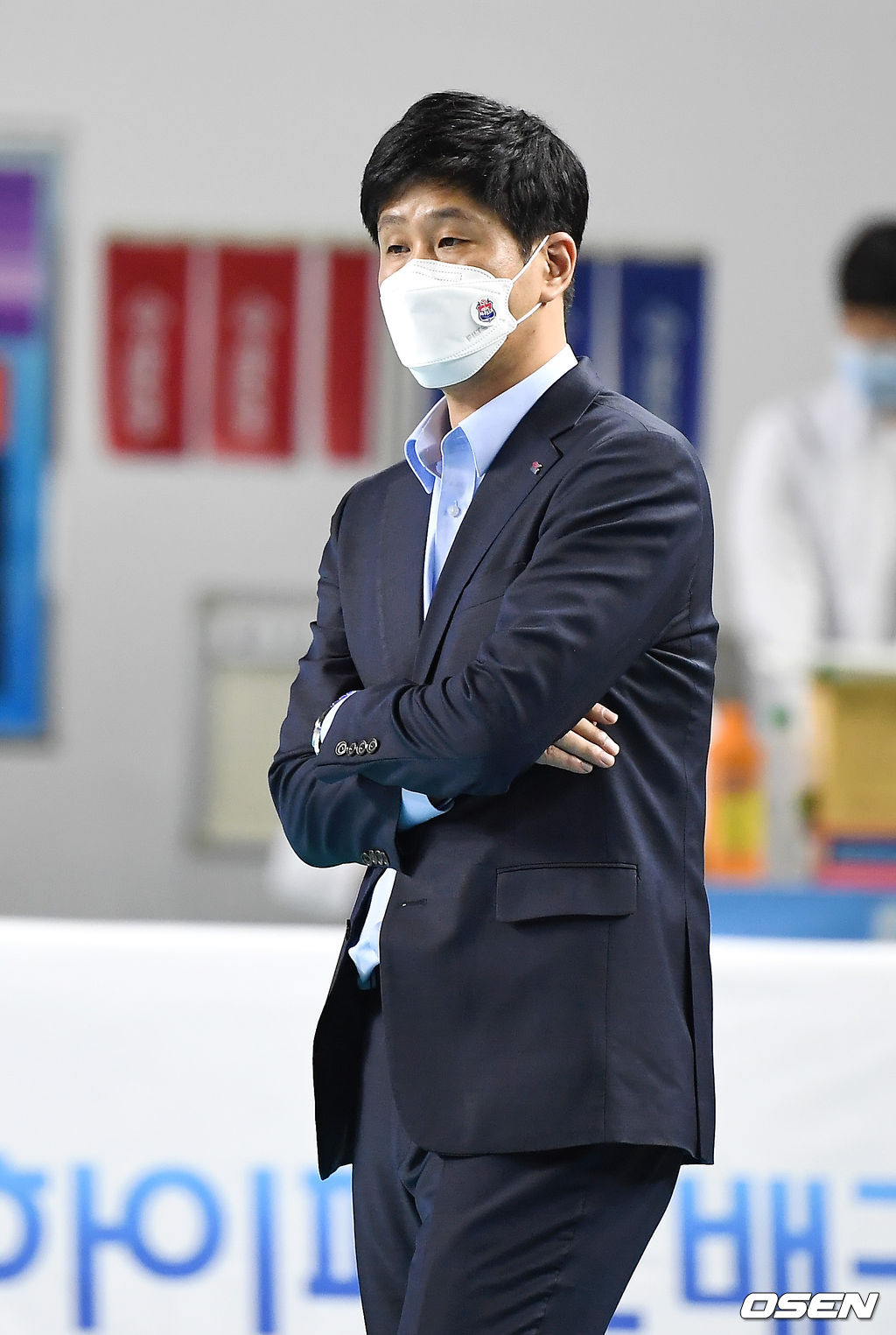 도로공사 김종민 감독이 경기를 지켜보고 있다. /youngrae@osen.co.kr 