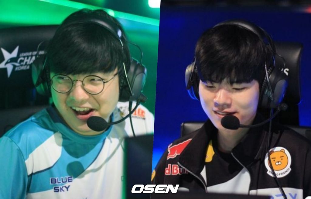 '베릴' 조건희(왼쪽)와 '데프트' 김혁규.