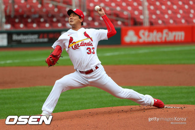 [사진] 세인트루이스 투수 김광현. ⓒGettyimages(무단전재 및 재배포 금지)