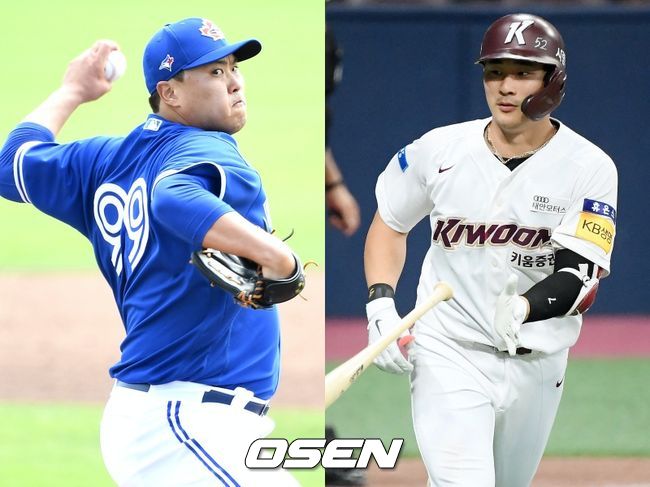 [사진] 토론토 류현진(왼쪽), 키움 김하성 / OSEN DB