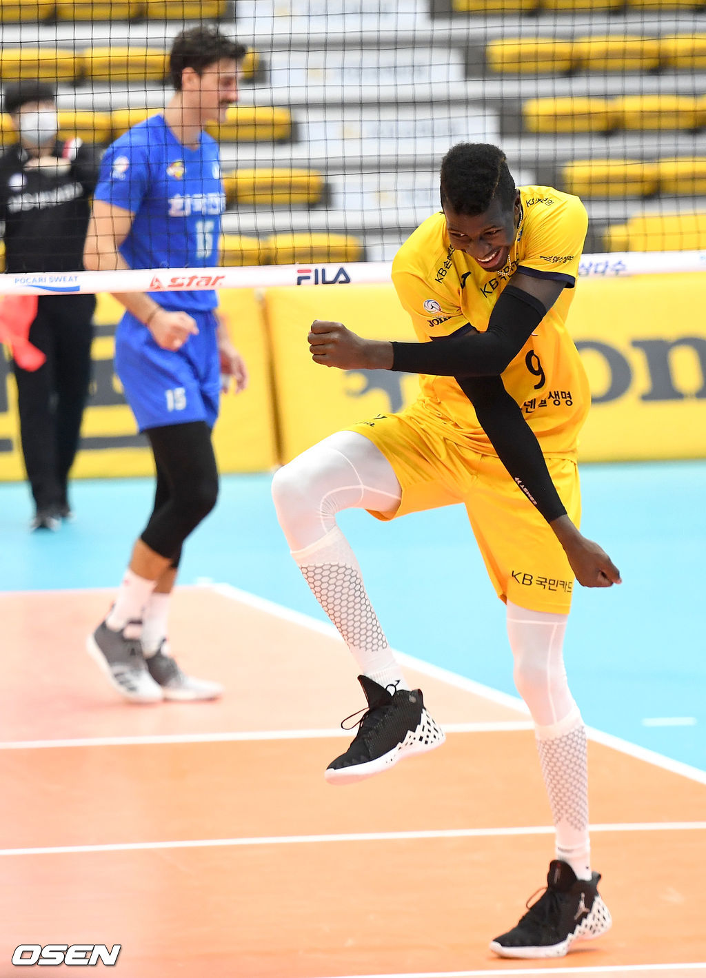 4세트, 득점에 성공한 KB손해보험 케이타가 기뻐하고 있다. / dreamer@osen.co.kr