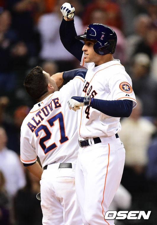 [사진] 조지 스프링어(오른쪽) /OSEN DB