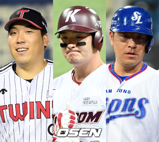 [사진] 김현수-박병호-강민호 /OSEN DB