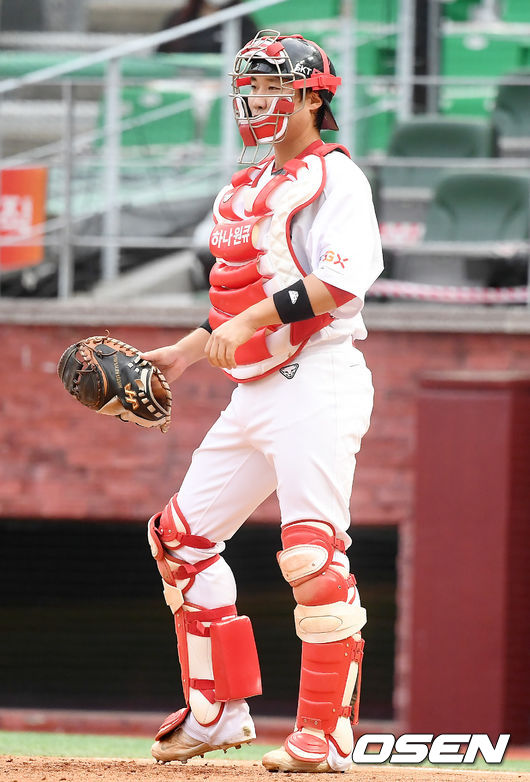 SK 포수 이흥련.