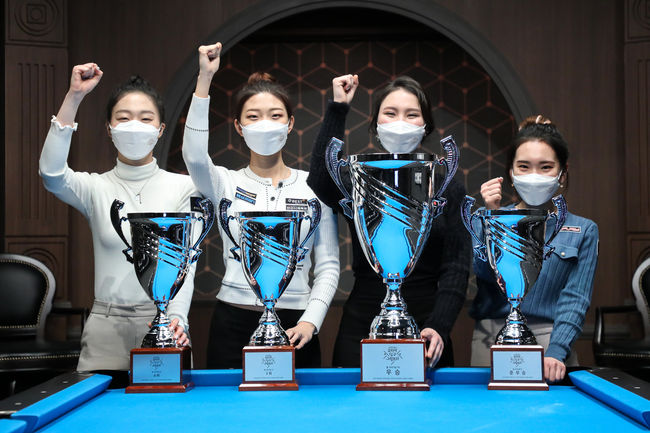 [사진]왼쪽부터 서서아, 권보미, 진혜주, 이우진 /파이브앤식스 제공